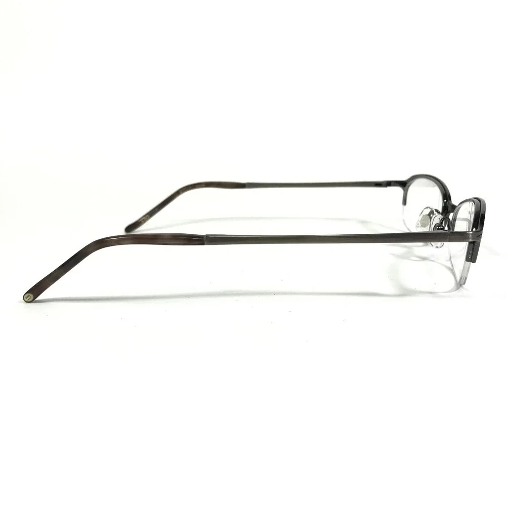 Matsuda Eyeglasses Frames 10208 AGR Brushed Gunmetal Gray Cat Eye 49-19-142